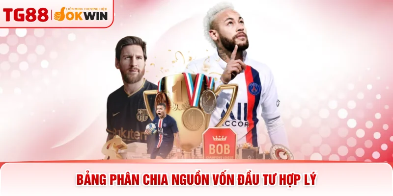 Bảng phân chia nguồn vốn đầu tư hợp lý