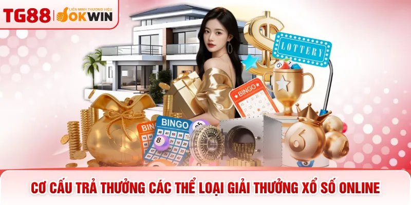 Cơ cấu trả thưởng các thể loại giải thưởng xổ số online