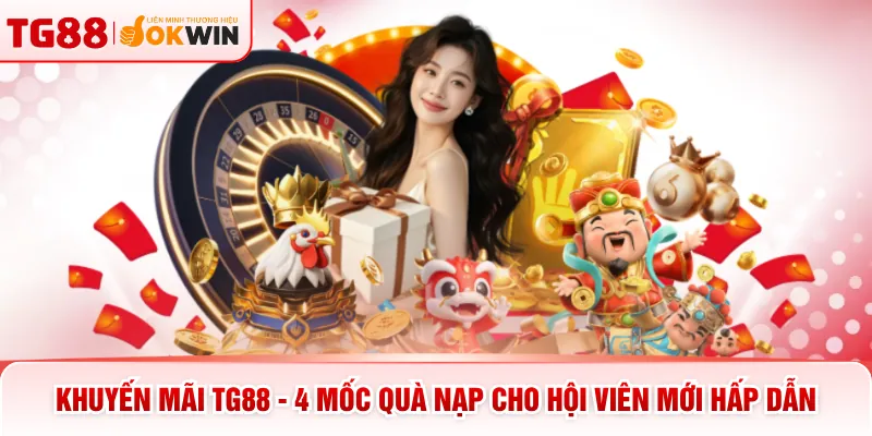 Khuyến Mãi TG88 - 4 Mốc Quà Nạp Cho Hội Viên Mới Hấp Dẫn