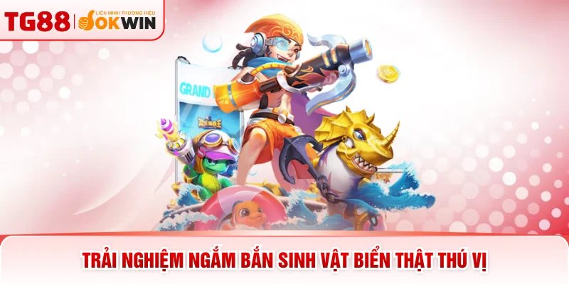 Trải nghiệm ngắm bắn sinh vật biển thật thú vị